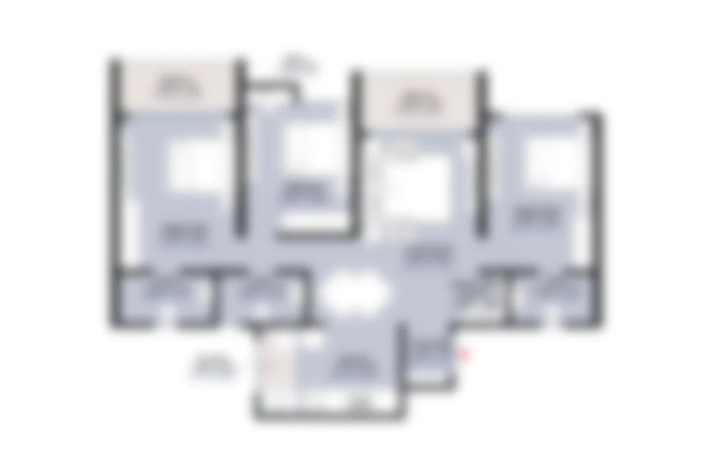 2.5 BHK Floor Plan